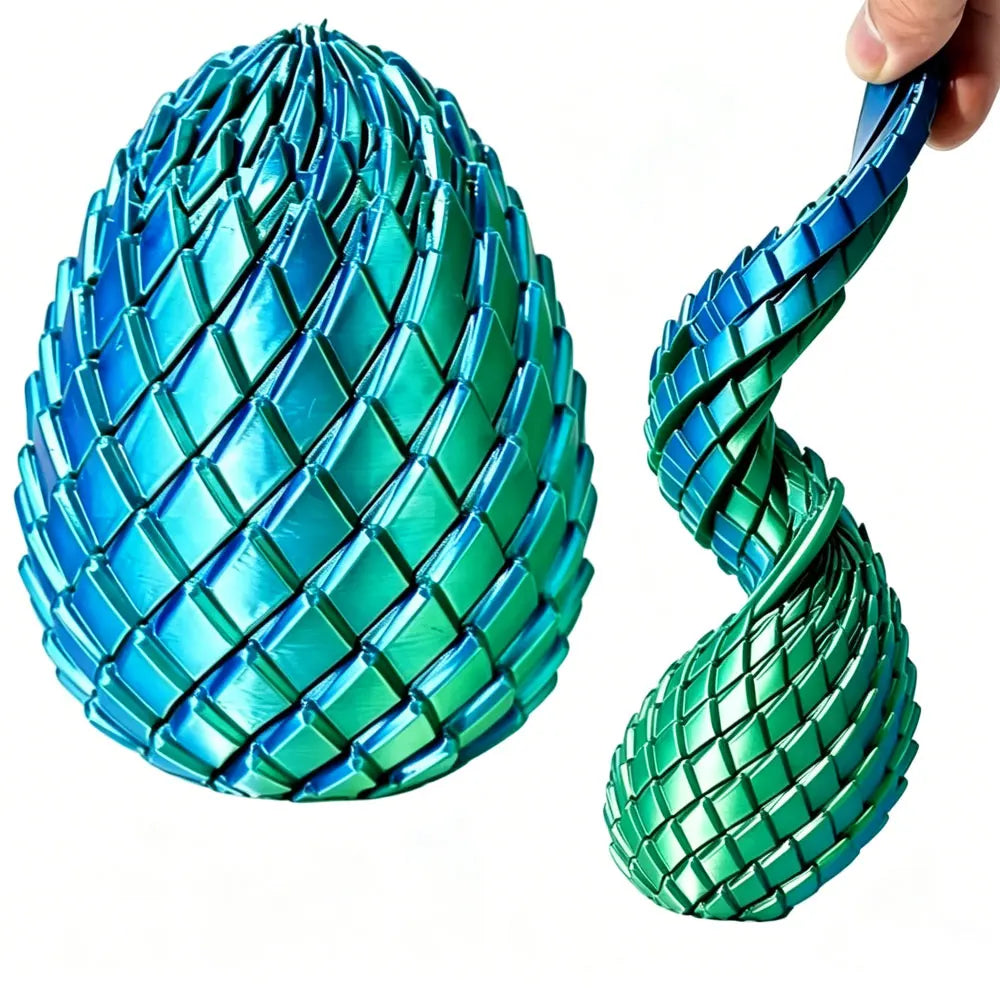 Dragon egg fidget in sky blue