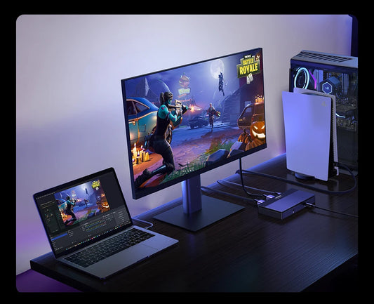 Ugreen HDMI capture card with HDMI in, HDMI loop-out and USB ports