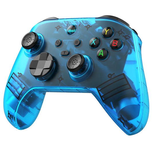 Wireless mobile game controller holding a phone, with Hall-effect sticks