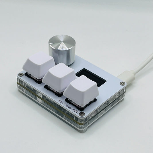 SayoDevice O3C rapid trigger keypad with knob and small color screen