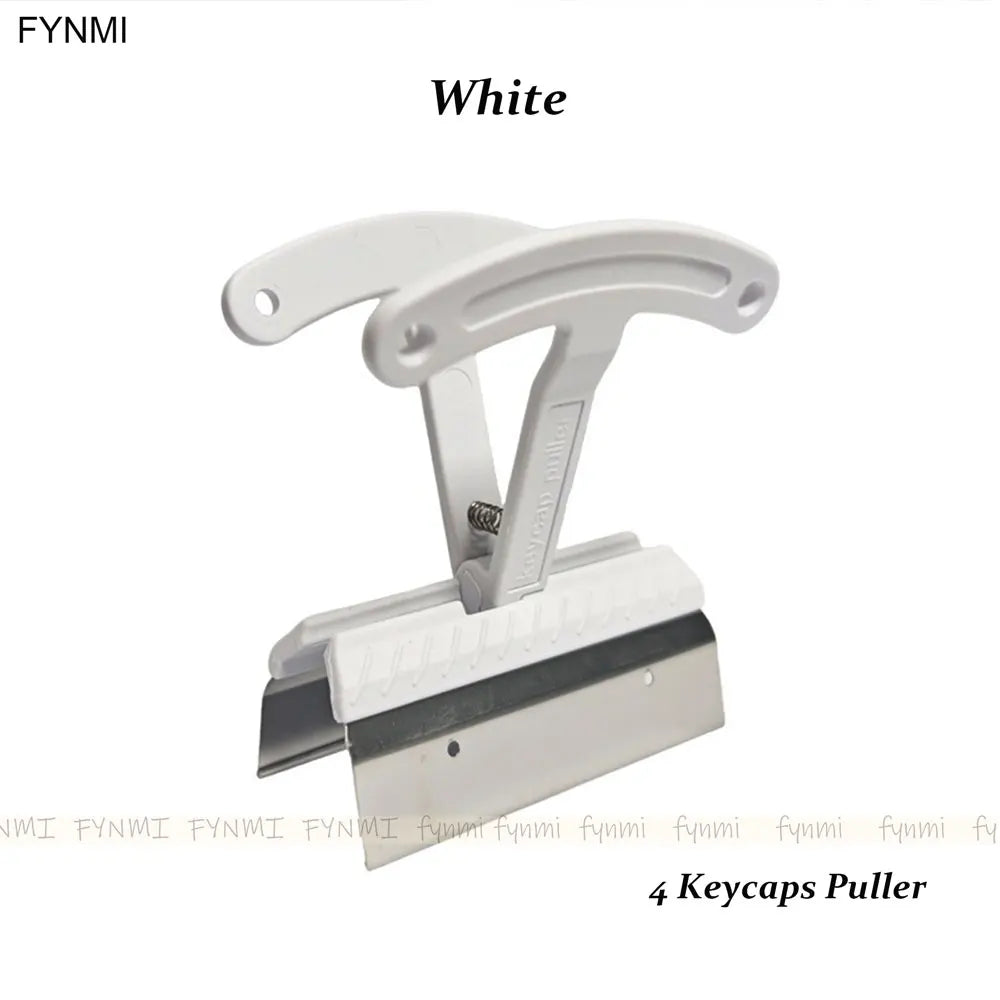 Fynmi keycap puller for mechanical keyboards in white ABS plastic