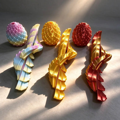 Dragon egg fidget ornament in a lifestyle shot