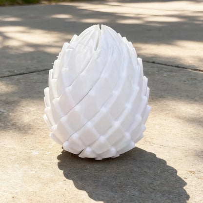 Dragon egg fidget in white