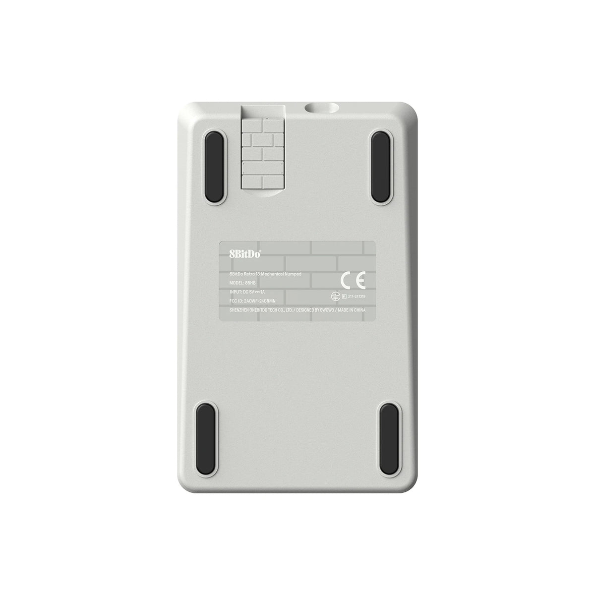 8BitDo Retro 18 mechanical numpad with its seven-segment calculator display