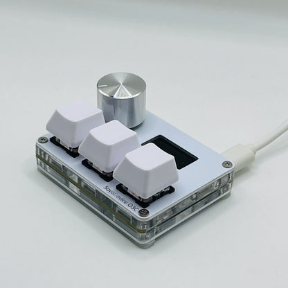 SayoDevice O3C rapid trigger keypad with knob and small color screen