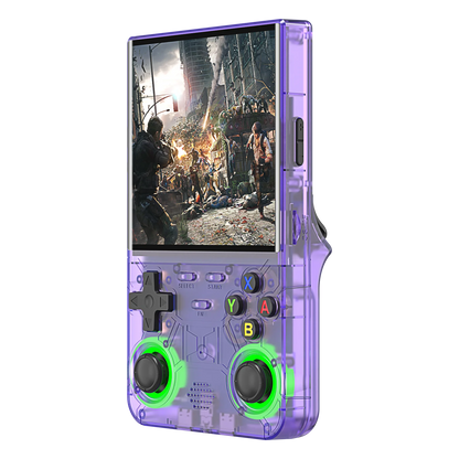 R36 Ultra retro handheld with a 4-inch IPS screen
