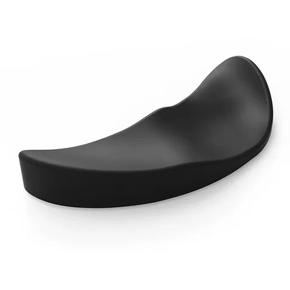 Gliding ergonomic wrist rest for right-handed mouse use, shown in black