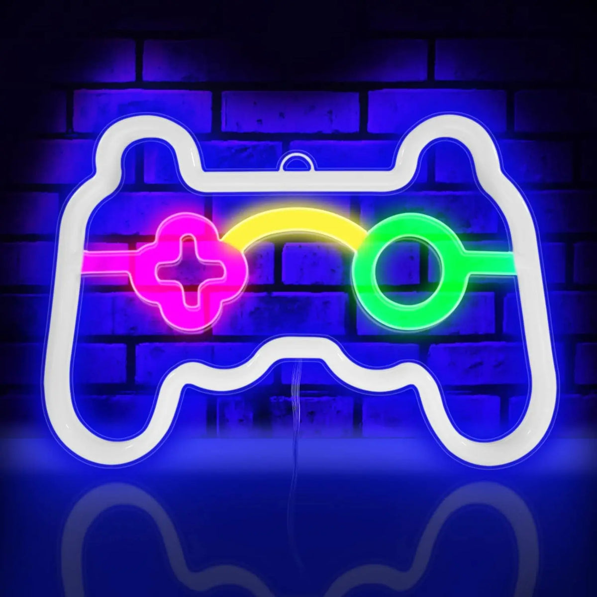 Controller neon sign, battery version