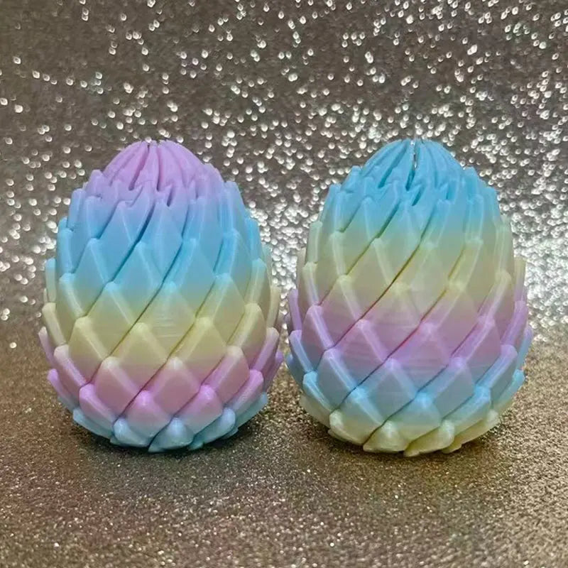 Dragon egg fidget, rainbow, pack of 2