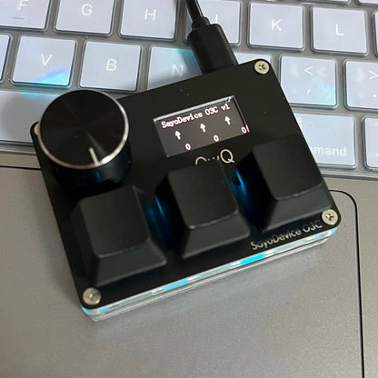 SayoDevice O3C rapid trigger keypad with knob and small color screen