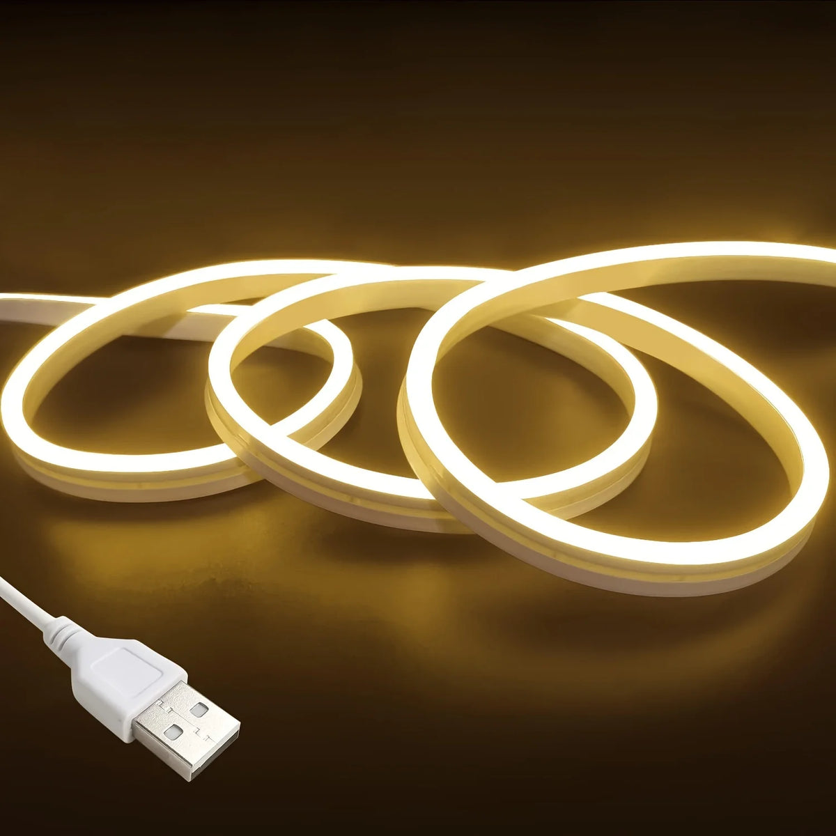 USB neon LED strip with dimmable touch switch