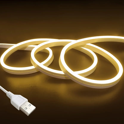 USB neon LED strip with dimmable touch switch